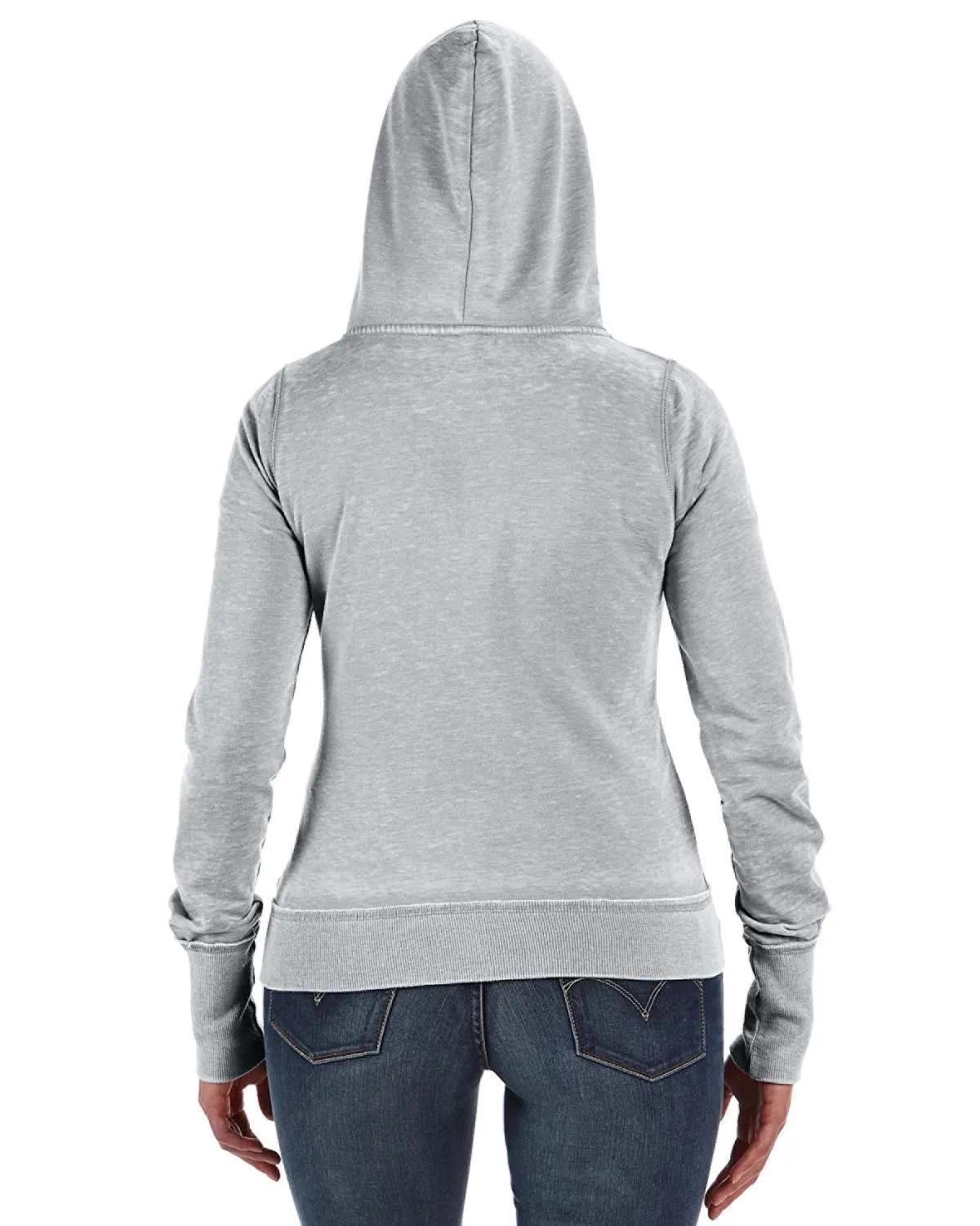 Ladies' Zen Full-Zip Fleece Hooded Sweatshirt 3 of 8