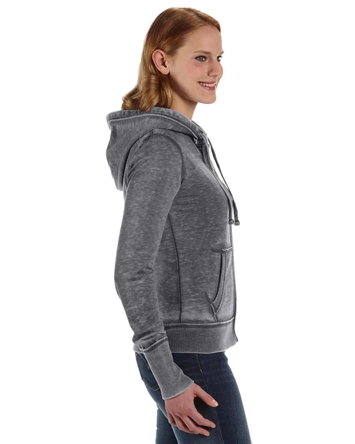 Ladies' Zen Full-Zip Fleece Hooded Sweatshirt 6 of 8