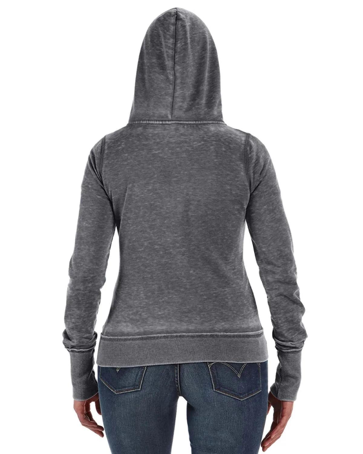 Ladies' Zen Full-Zip Fleece Hooded Sweatshirt 8 of 8