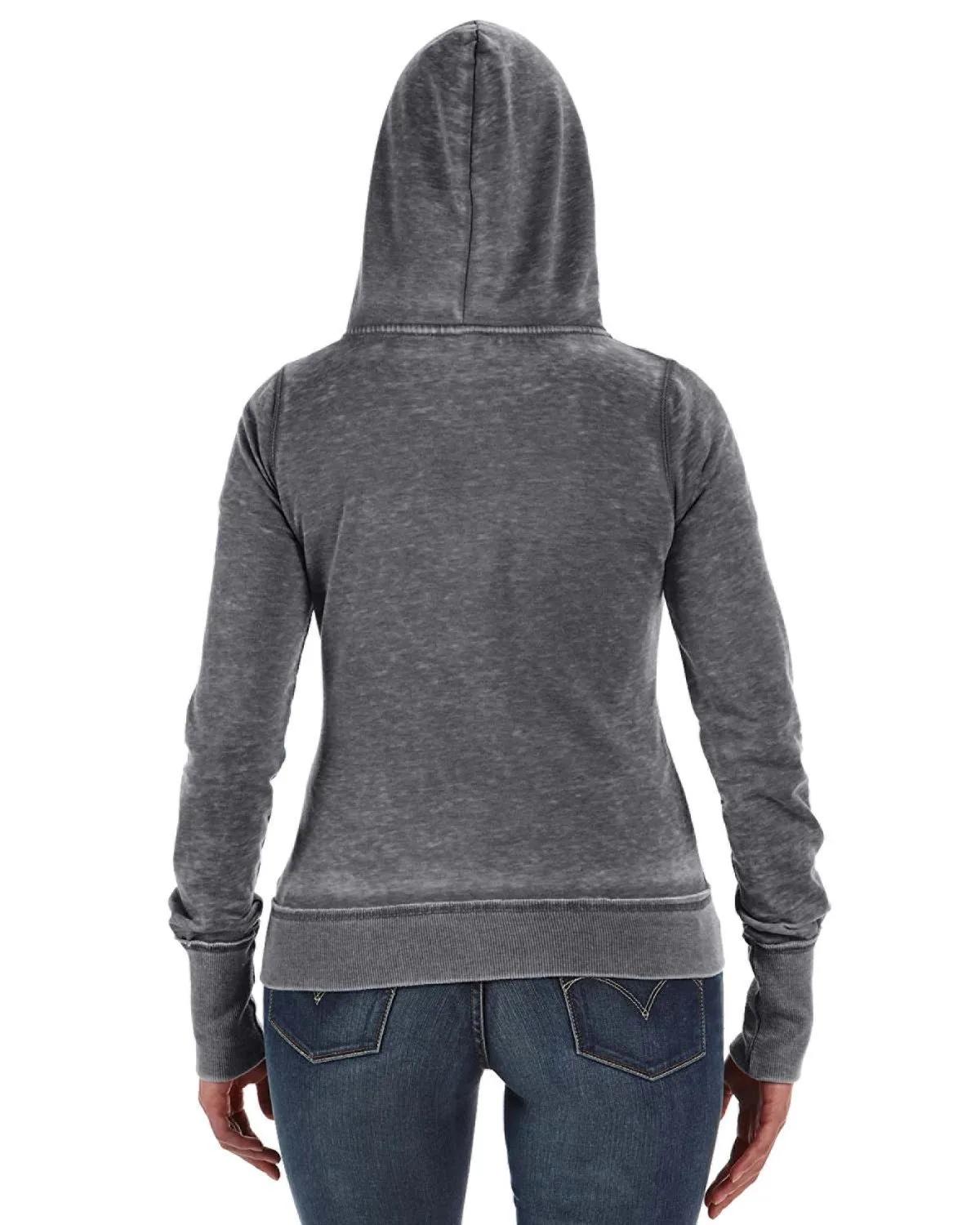 Ladies' Zen Full-Zip Fleece Hooded Sweatshirt 5 of 8