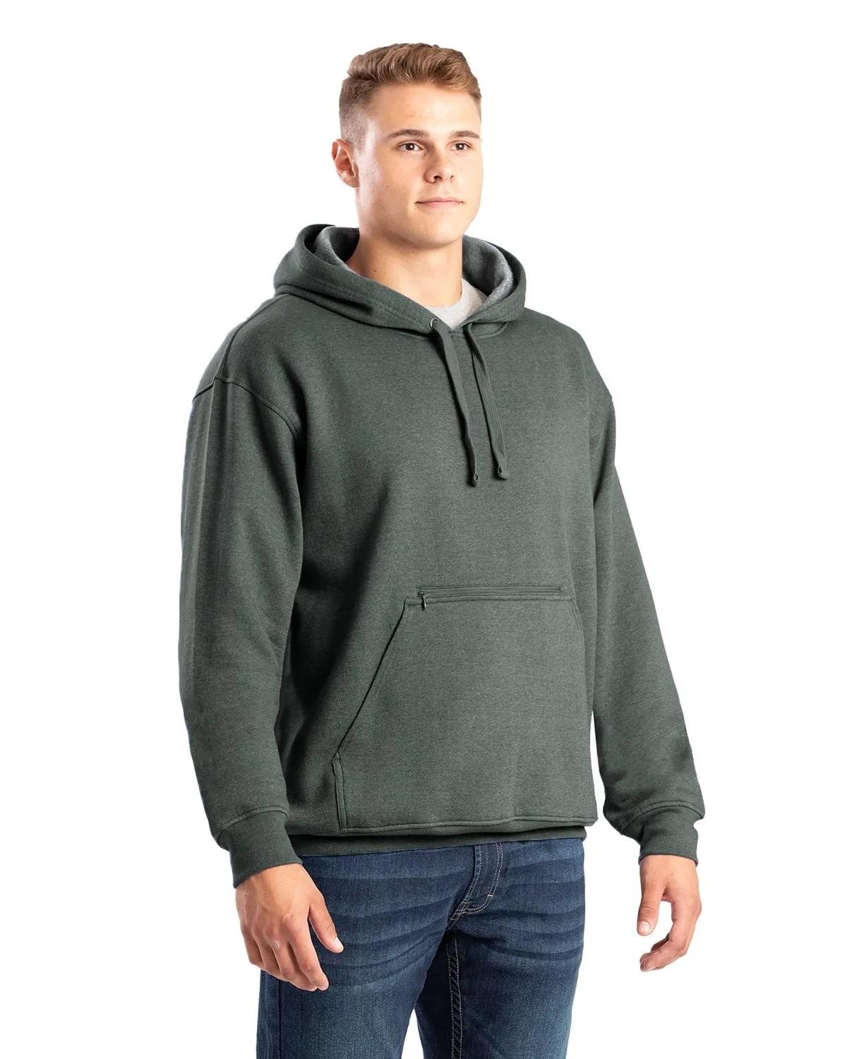 Men's Heritage Zippered Pocket Hooded Pullover Sweatshirt 3 of 9