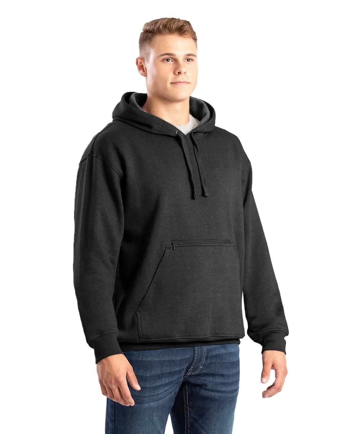 Men's Heritage Zippered Pocket Hooded Pullover Sweatshirt 3 of 9