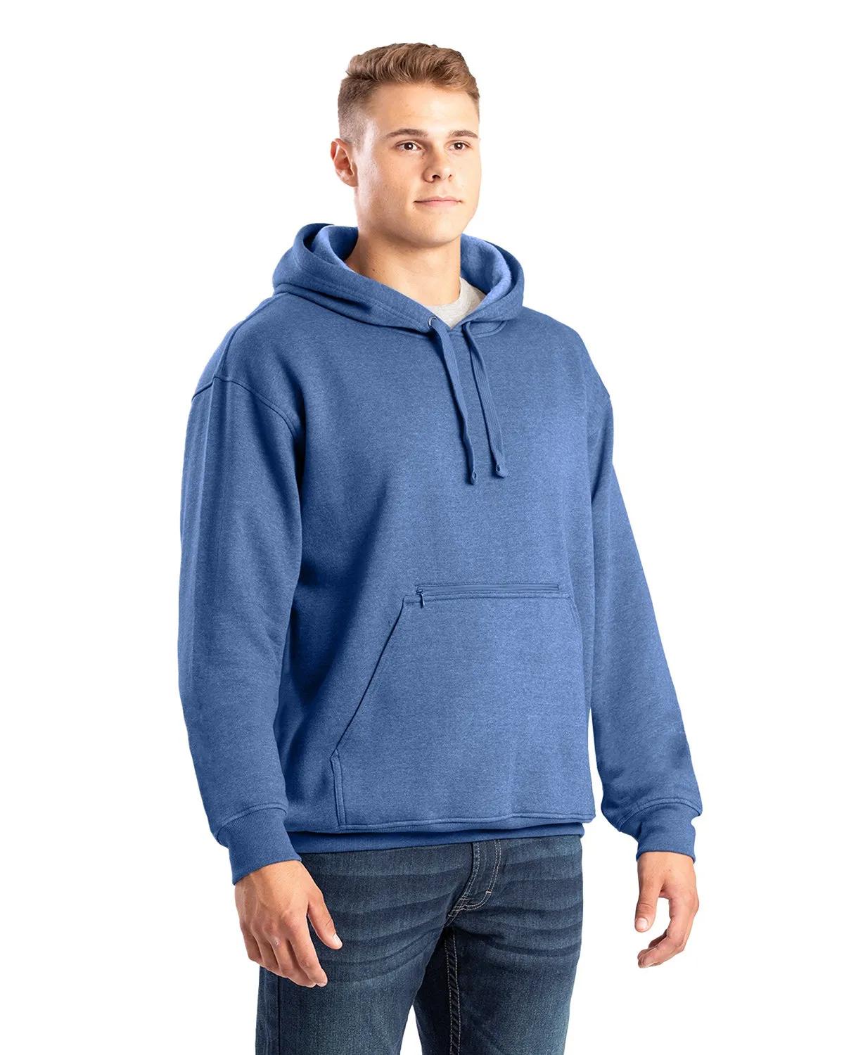 Men's Heritage Zippered Pocket Hooded Pullover Sweatshirt 1 of 9