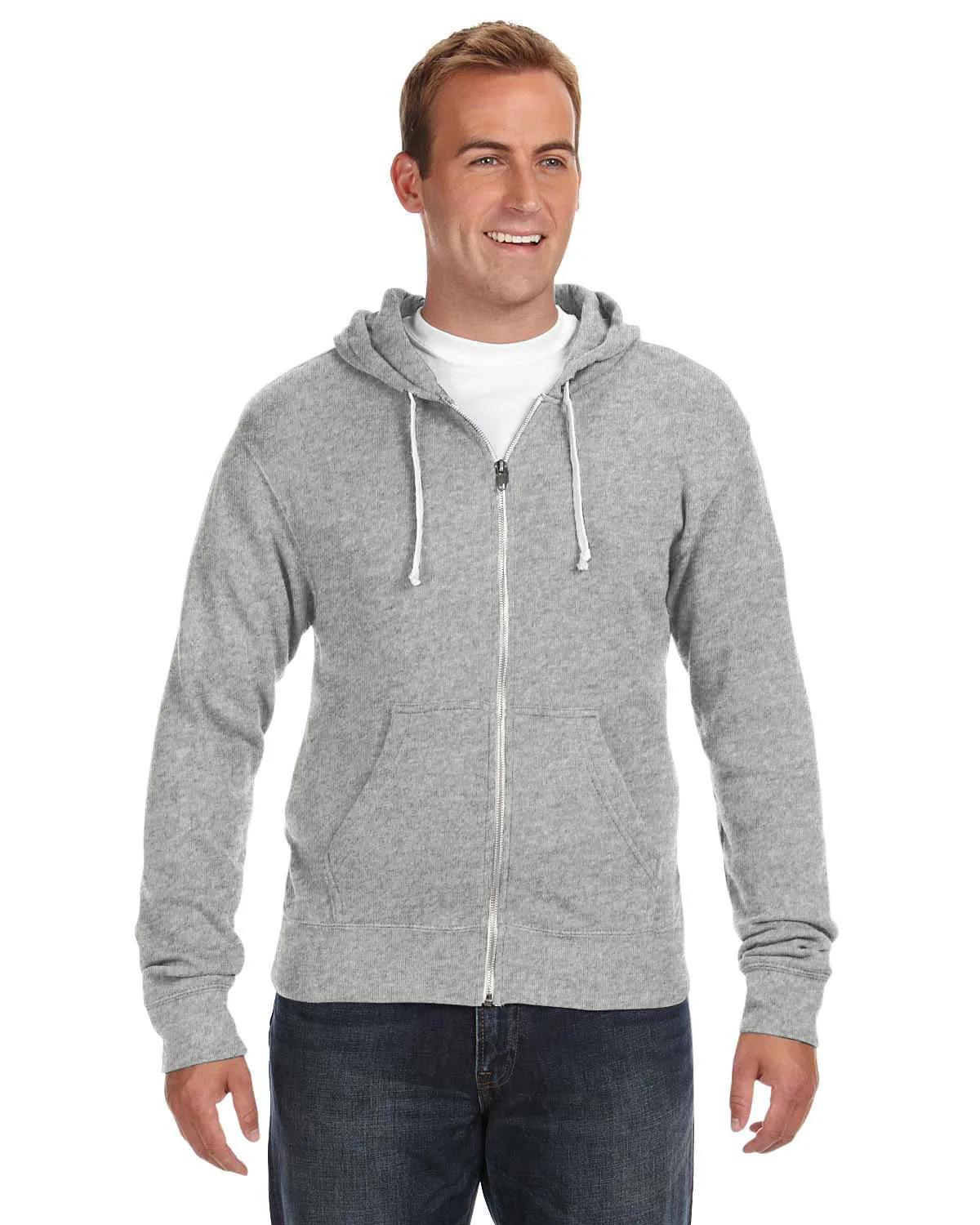 Adult Triblend Full-Zip Fleece Hooded Sweatshirt 4 of 23