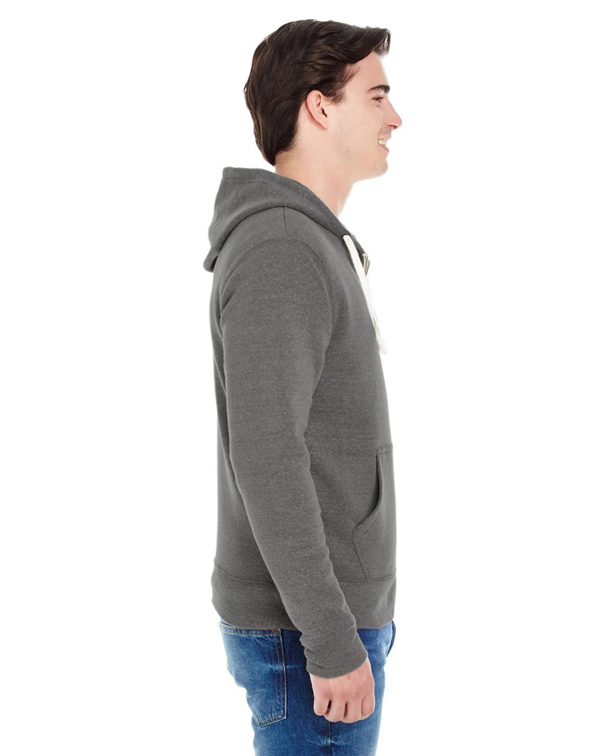Adult Triblend Full-Zip Fleece Hooded Sweatshirt 13 of 23