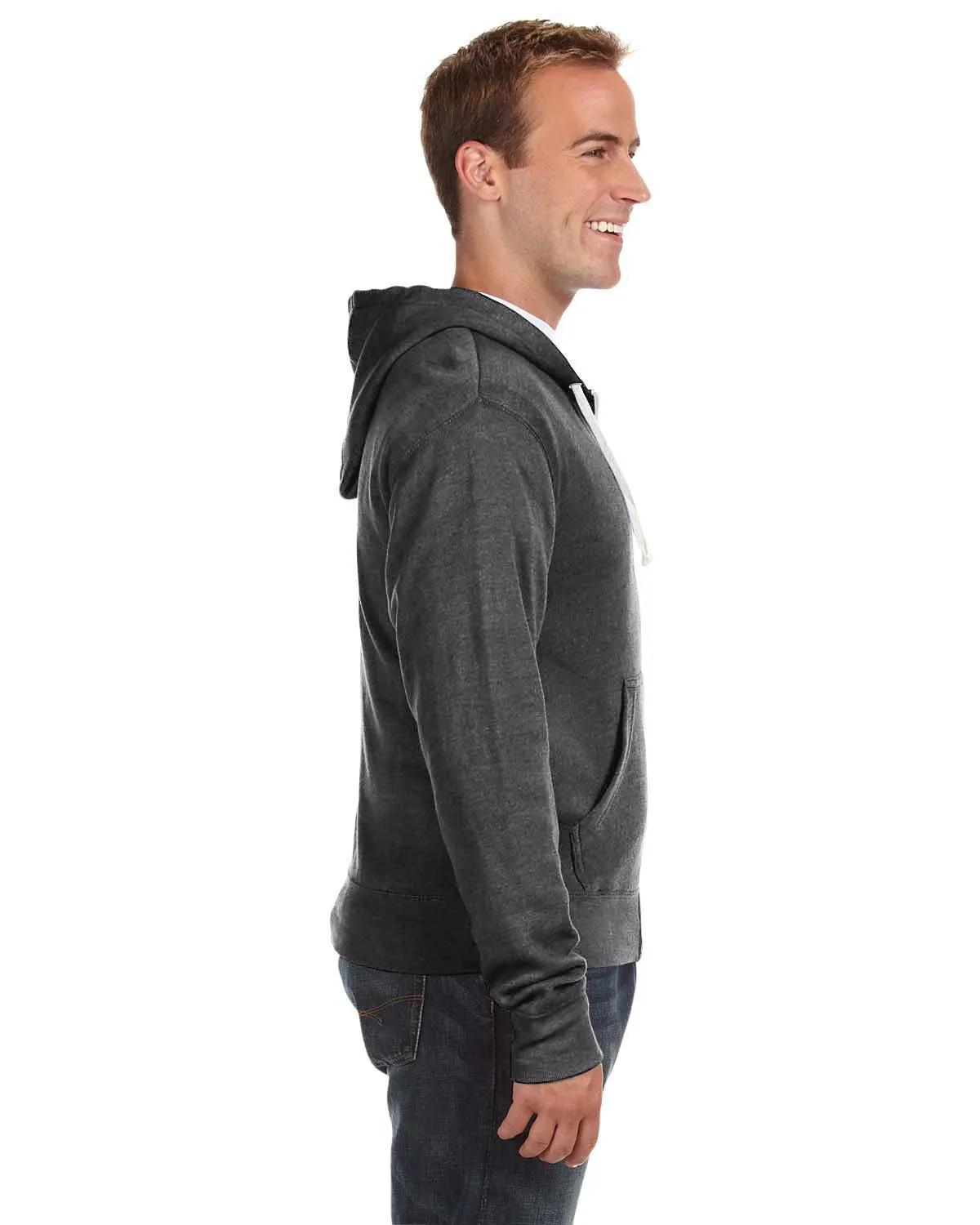 Adult Triblend Full-Zip Fleece Hooded Sweatshirt 8 of 23