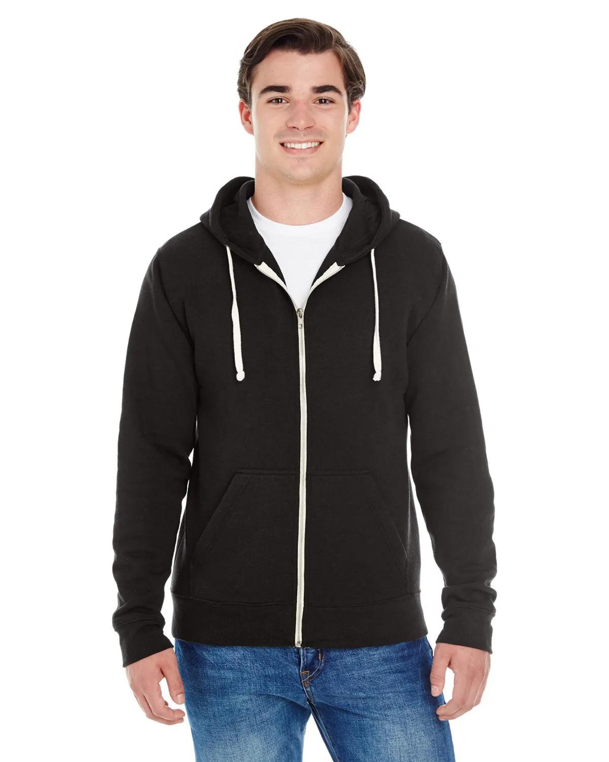 Adult Triblend Full-Zip Fleece Hooded Sweatshirt 6 of 23