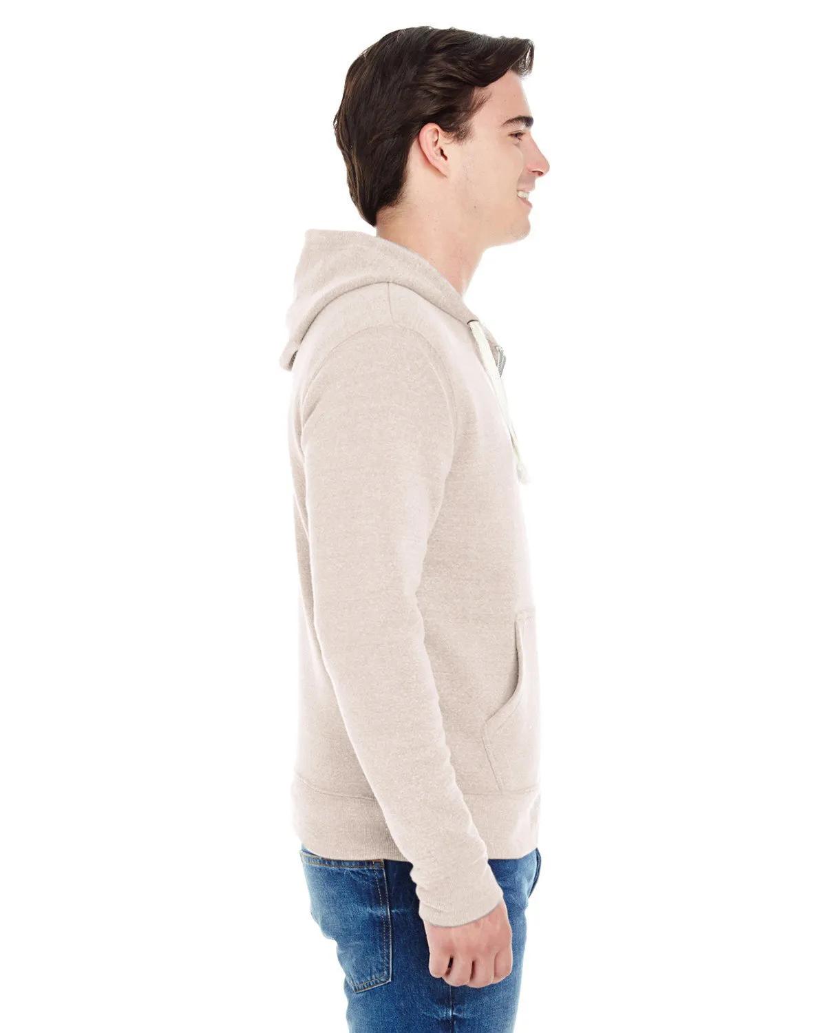 Adult Triblend Full-Zip Fleece Hooded Sweatshirt 20 of 23