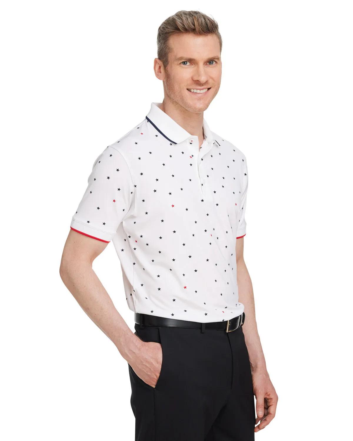 Men's Volition Skylight Patriotic Polo 6 of 7