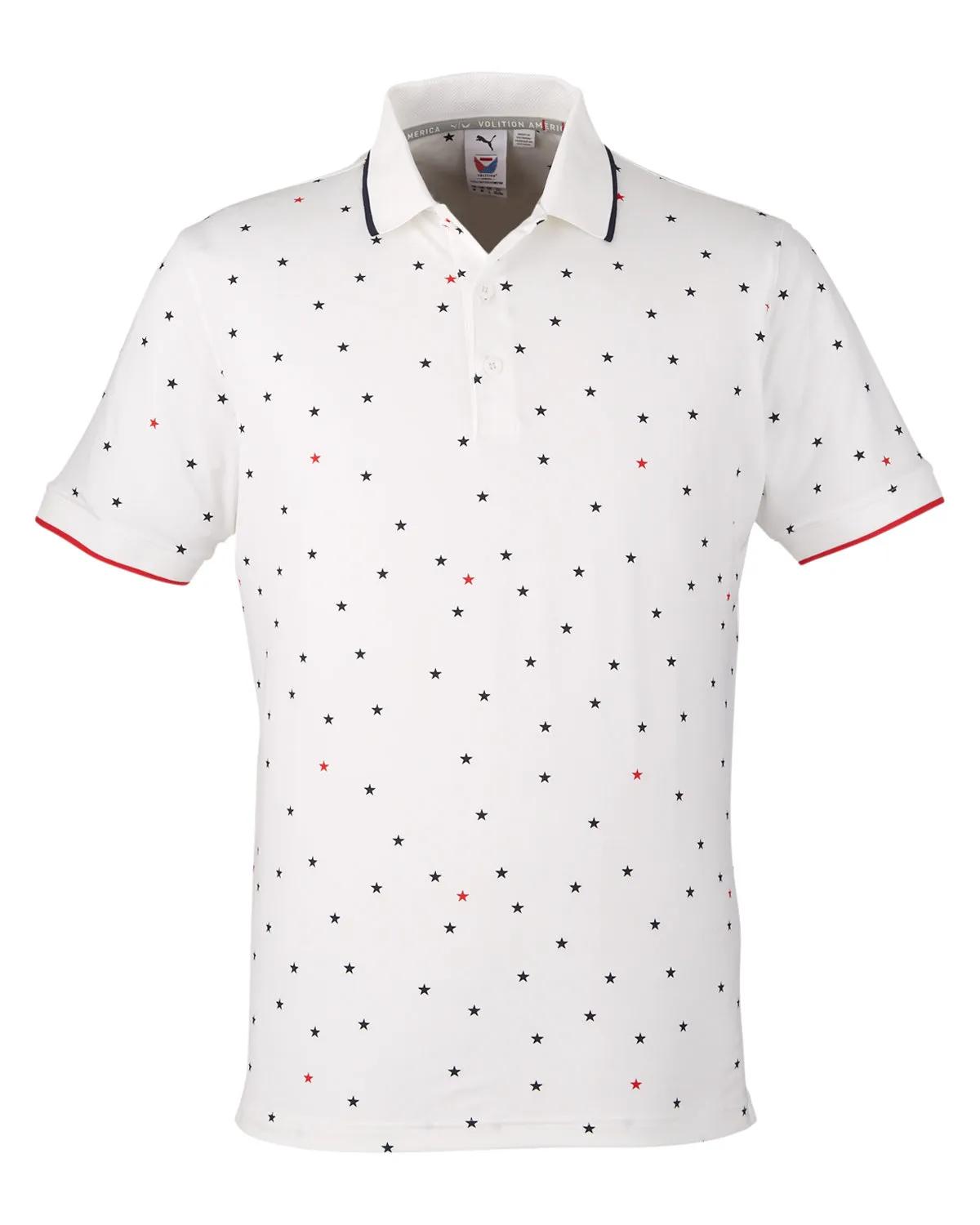 Men's Volition Skylight Patriotic Polo 4 of 7