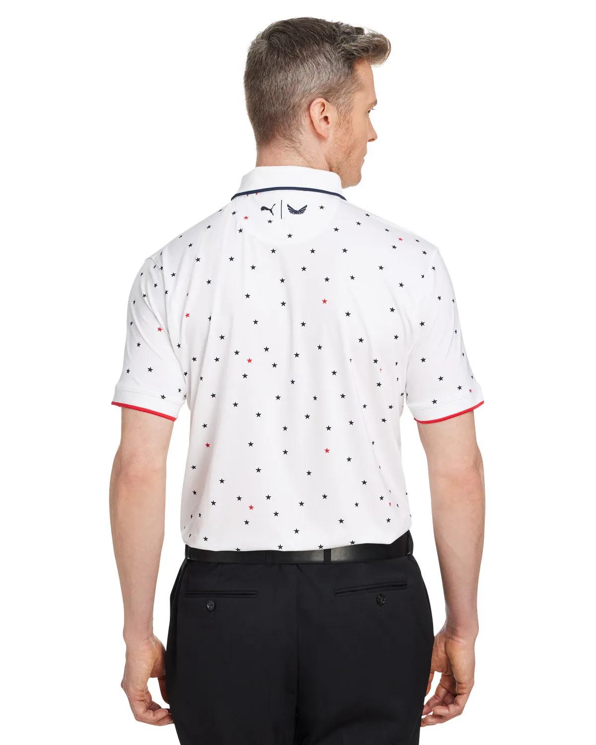 Men's Volition Skylight Patriotic Polo 1 of 7