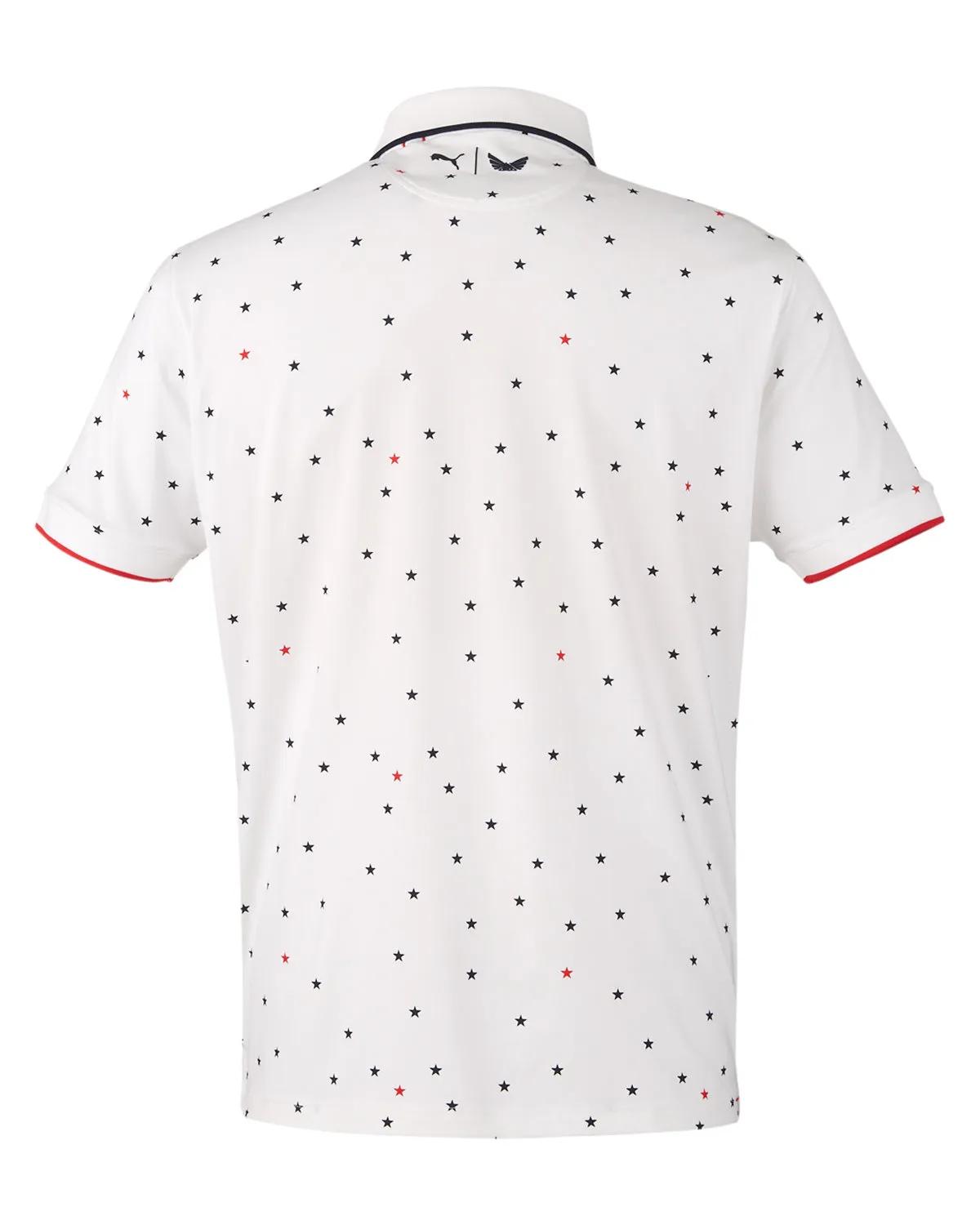 Men's Volition Skylight Patriotic Polo 5 of 7