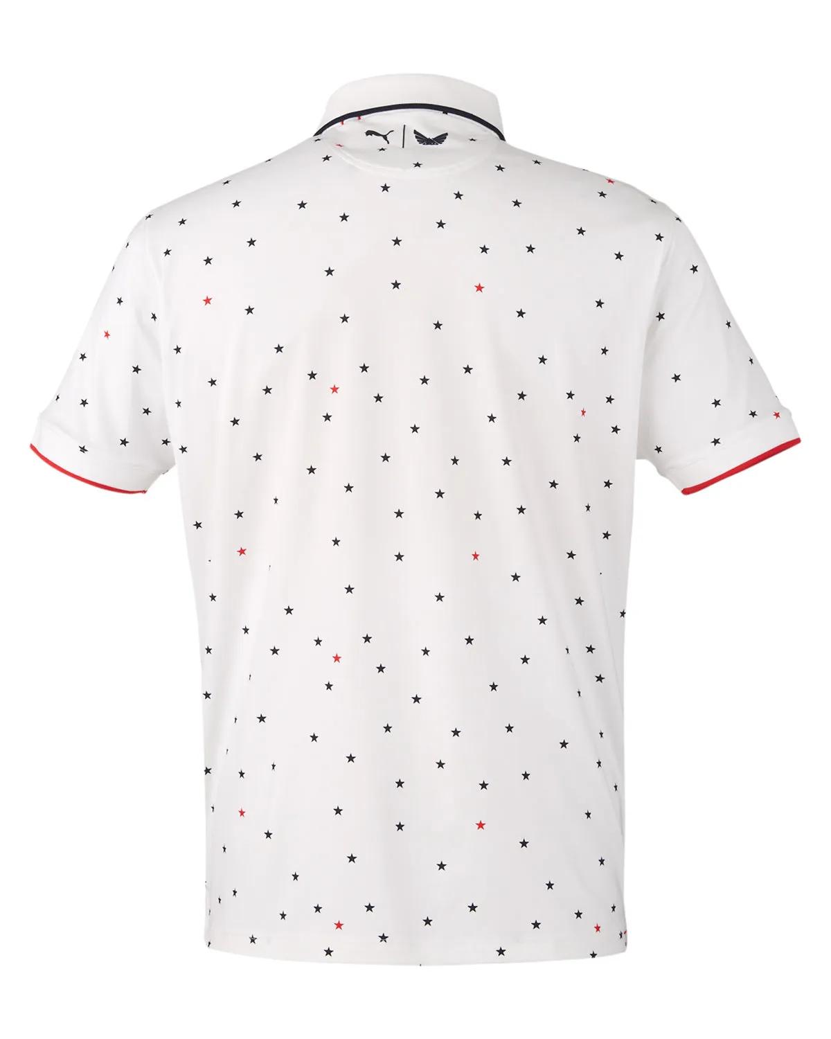 Men's Volition Skylight Patriotic Polo 6 of 7