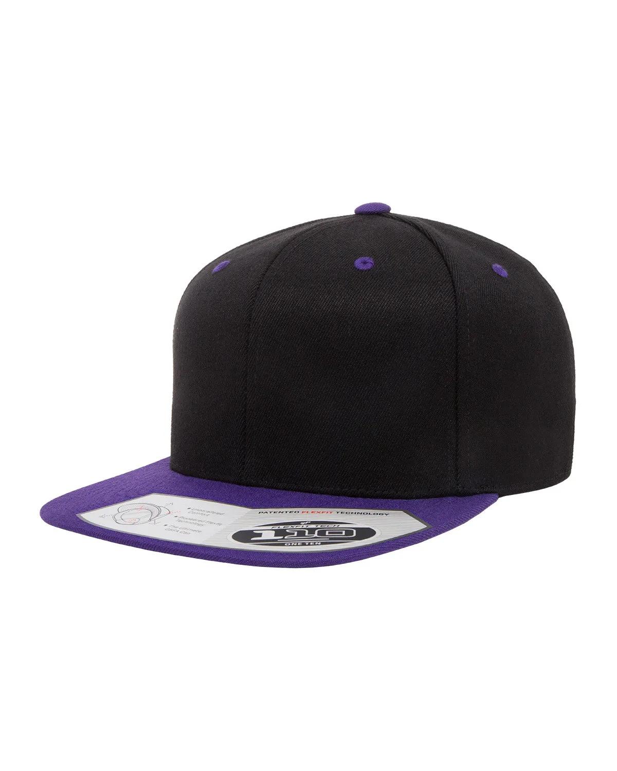 Adult Wool Blend Snapback Two-Tone Cap 7 of 14