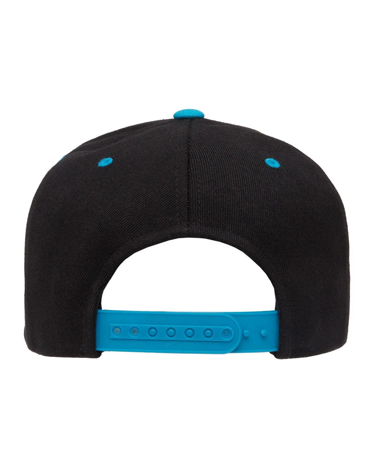 Adult Wool Blend Snapback Two-Tone Cap 6 of 14