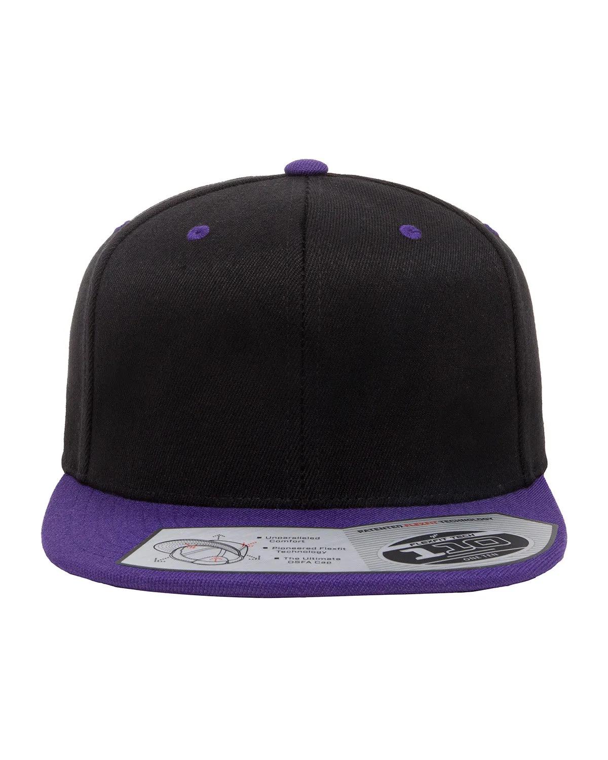 Adult Wool Blend Snapback Two-Tone Cap
