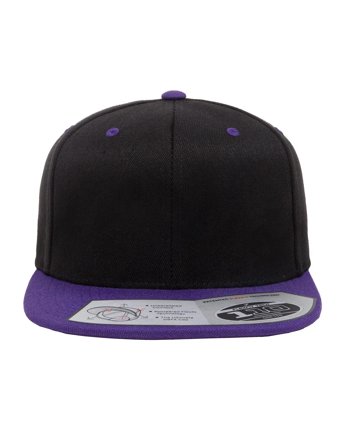 Adult Wool Blend Snapback Two-Tone Cap 1 of 14