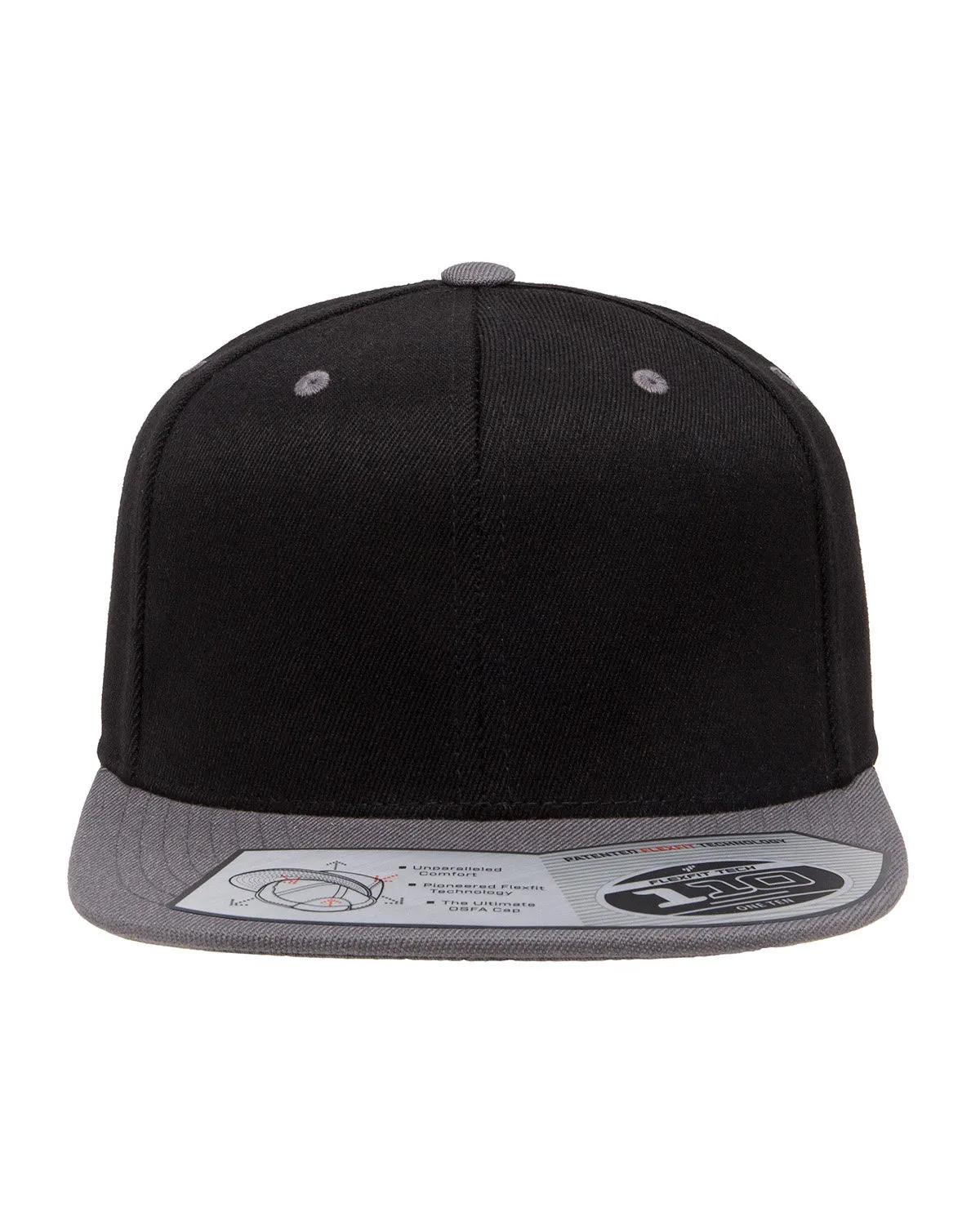 Adult Wool Blend Snapback Two-Tone Cap 3 of 14