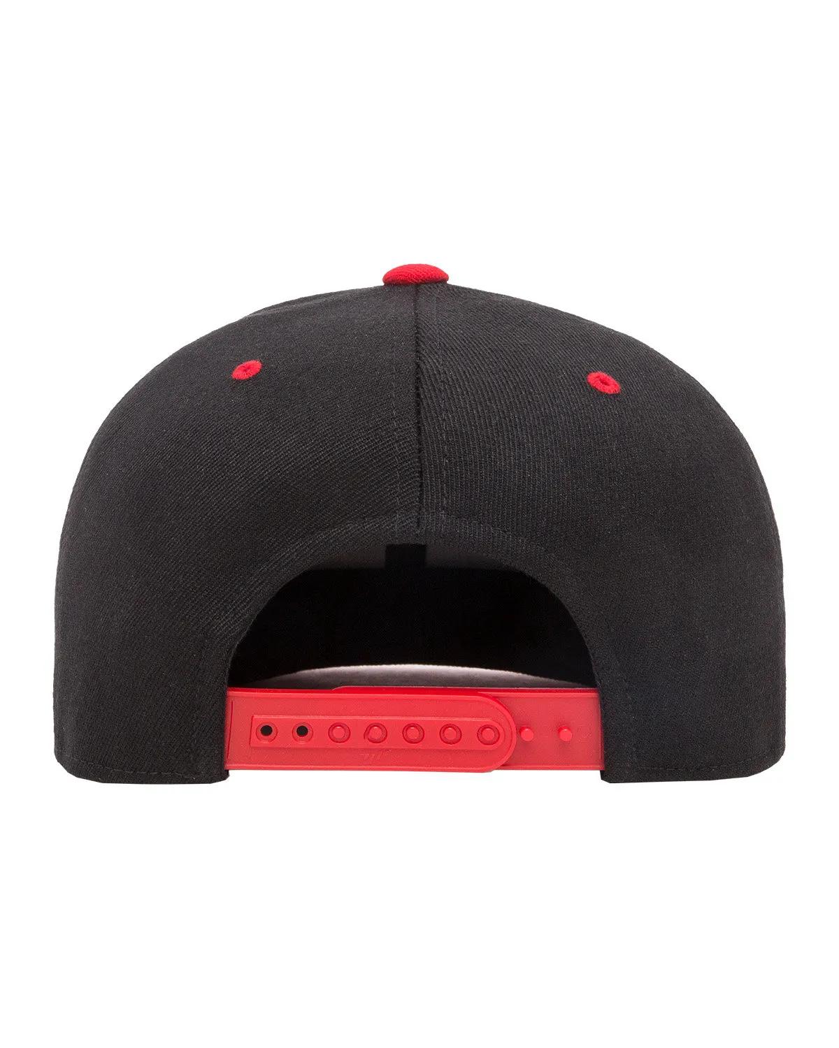 Adult Wool Blend Snapback Two-Tone Cap 6 of 14