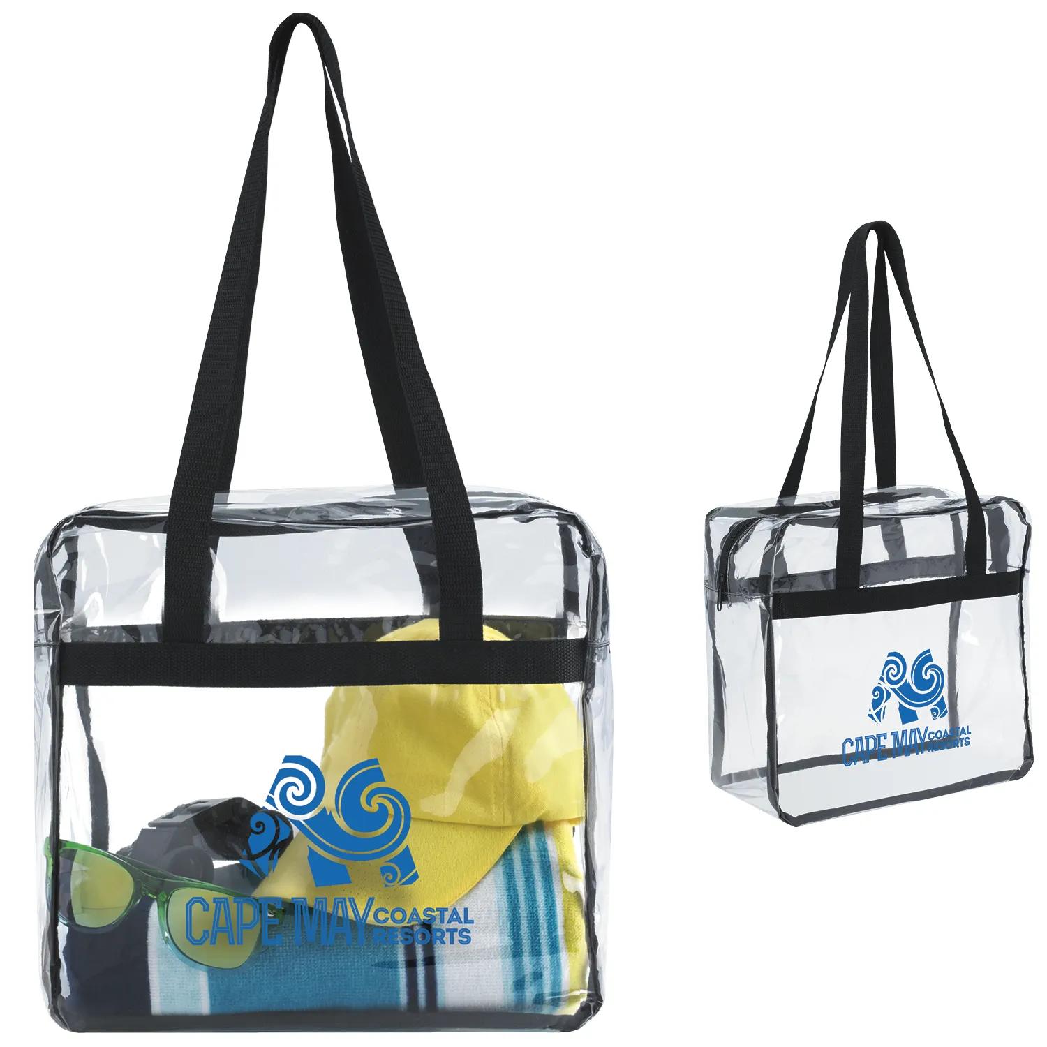Clear Zippered Tote 2 of 7