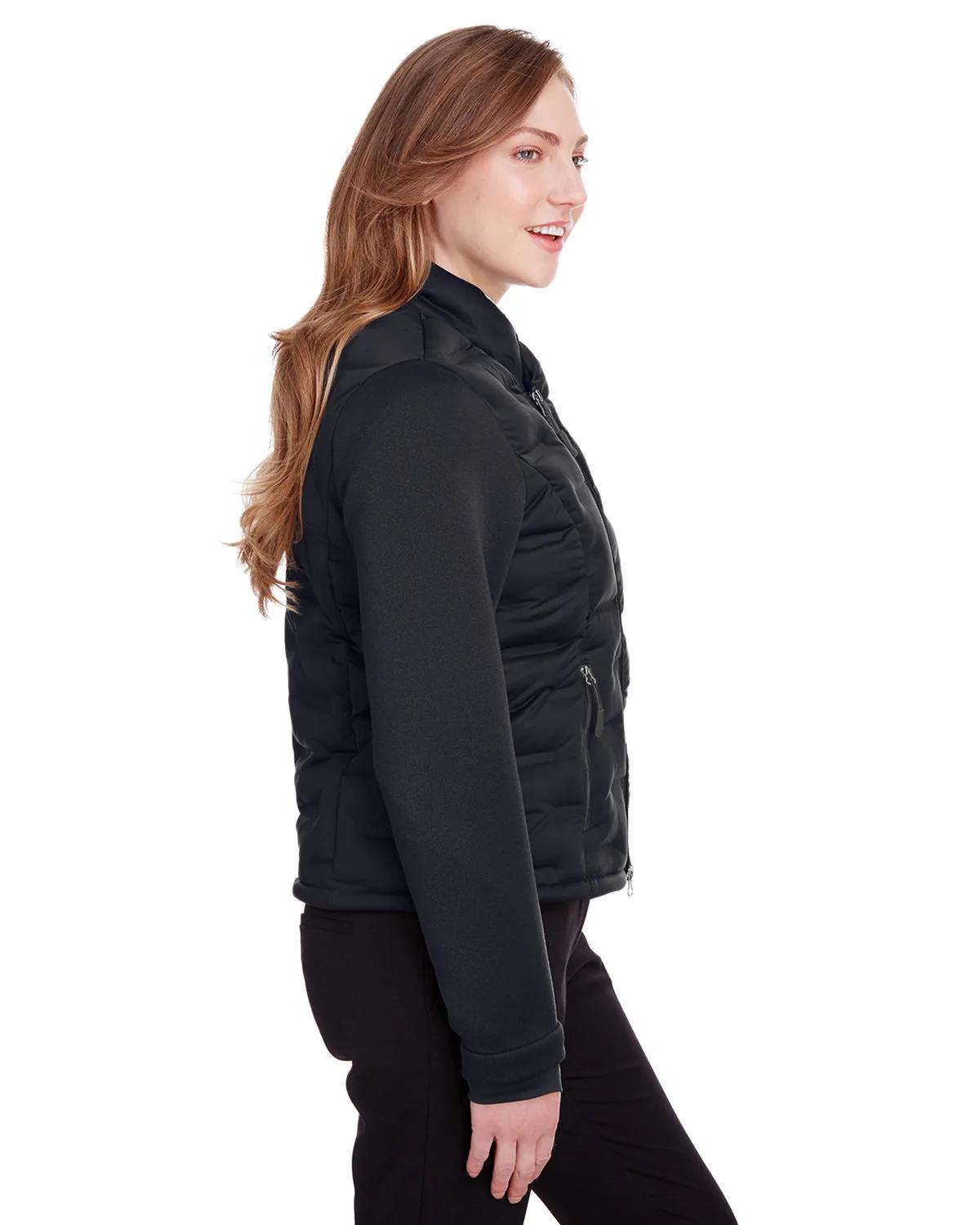Ladies' Loft Pioneer Hybrid Bomber Jacket 4 of 10