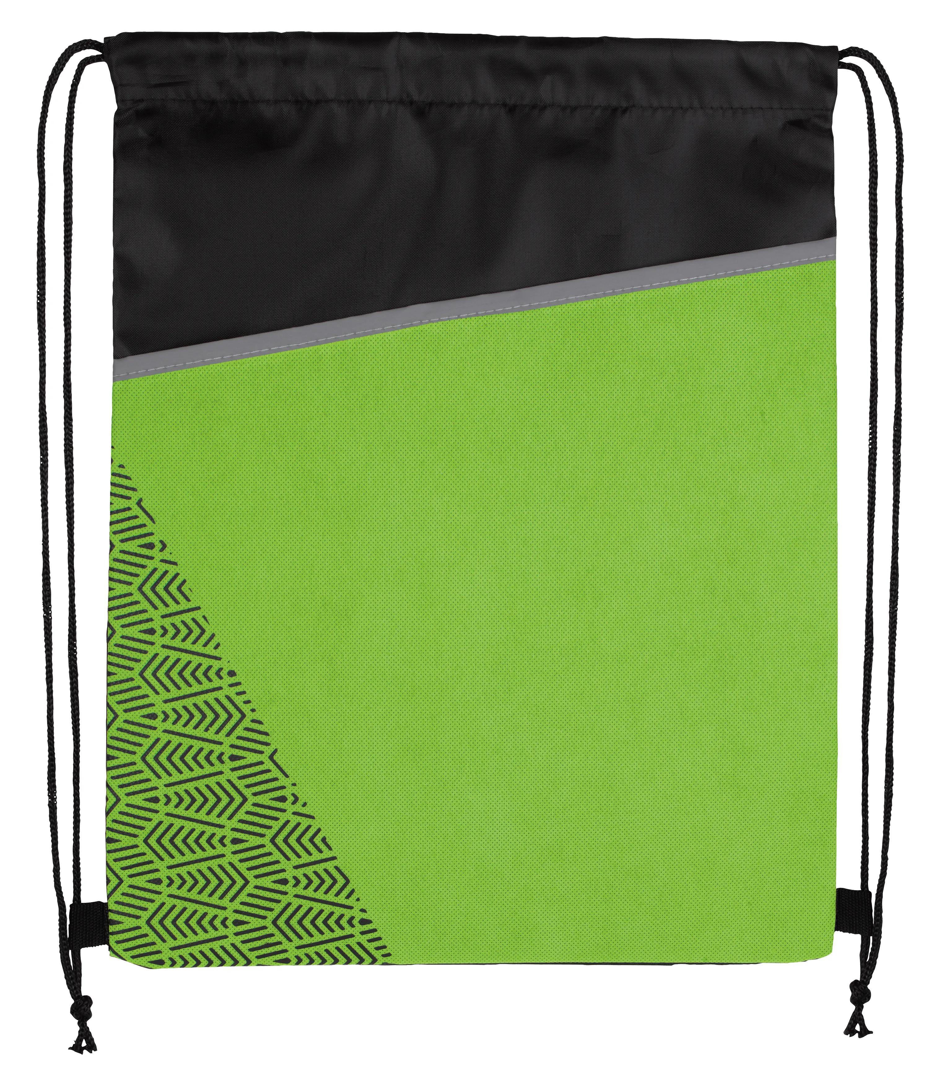 Footprints Drawstring Backpack 4 of 20