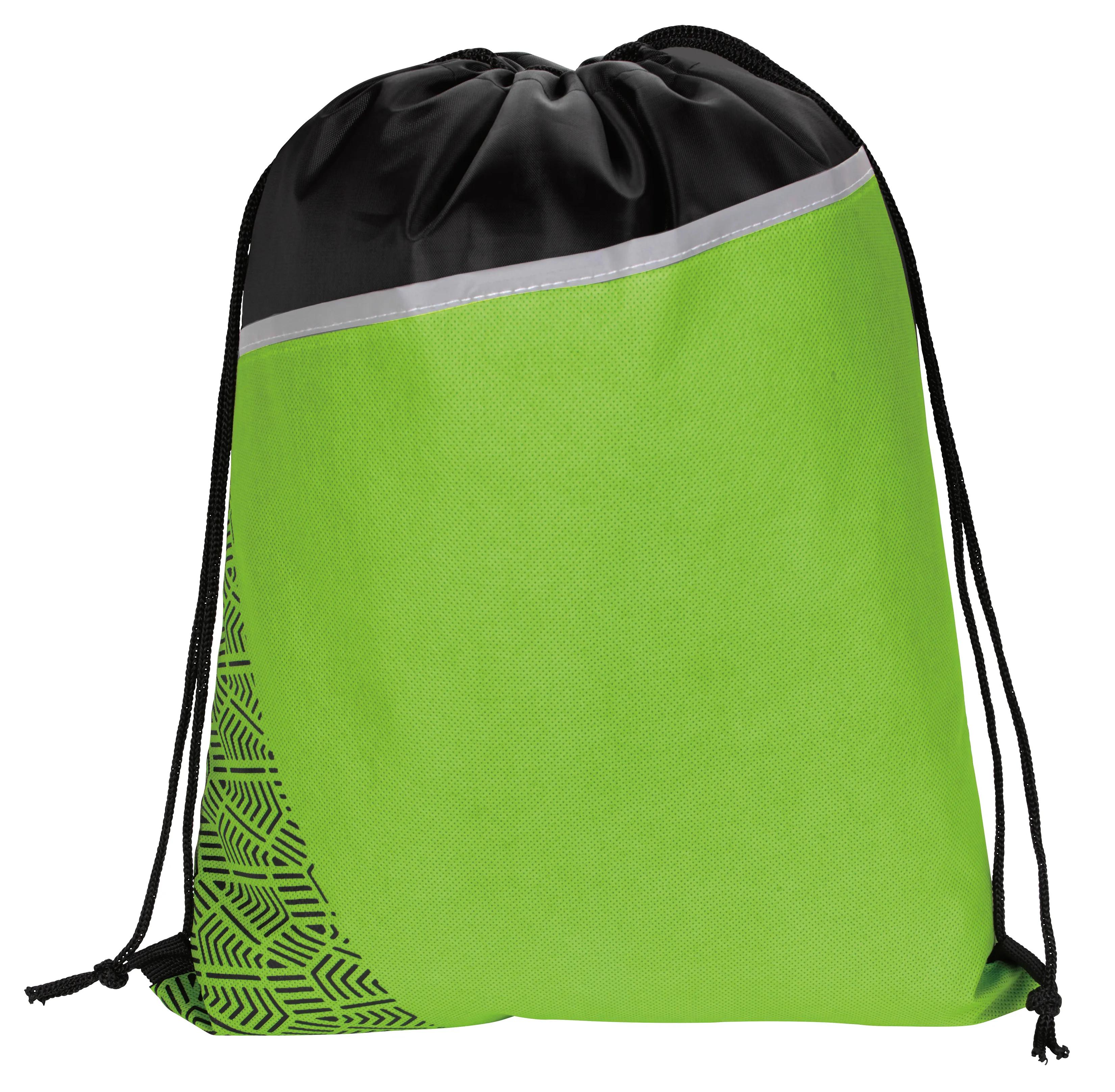 Footprints Drawstring Backpack 16 of 20