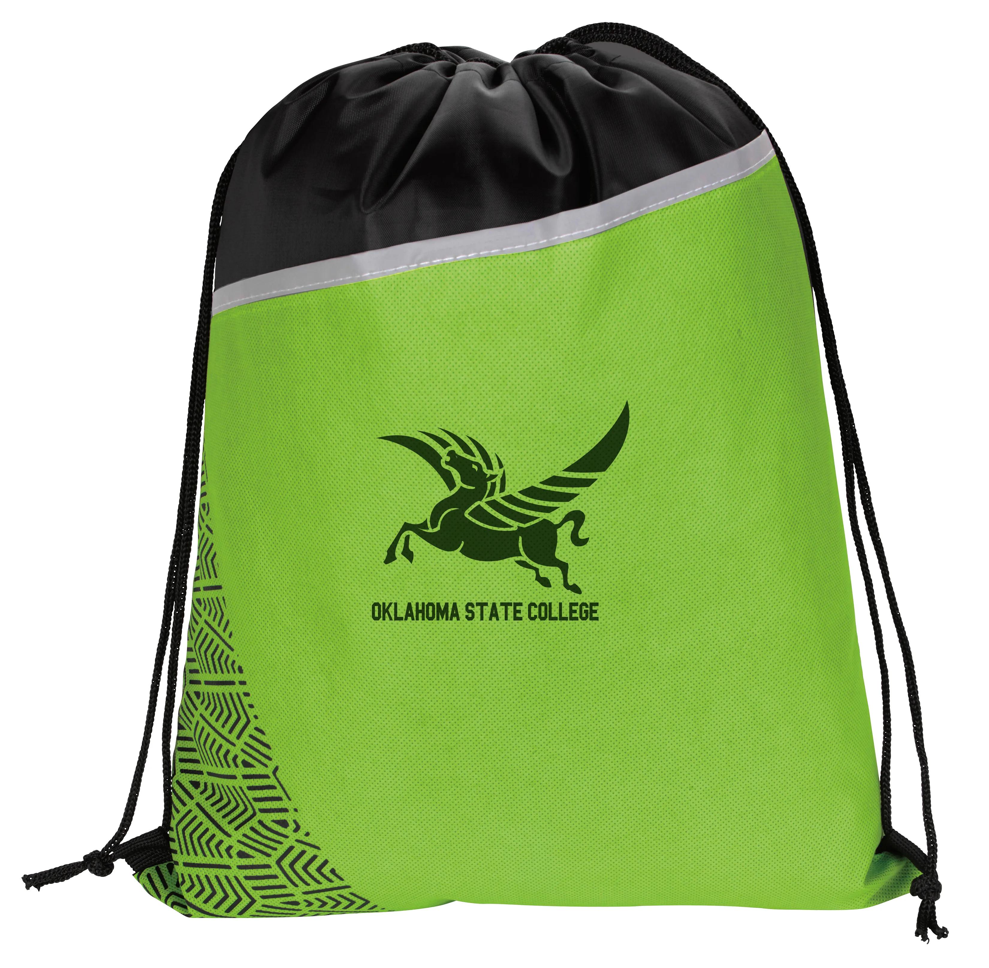 Footprints Drawstring Backpack 17 of 20