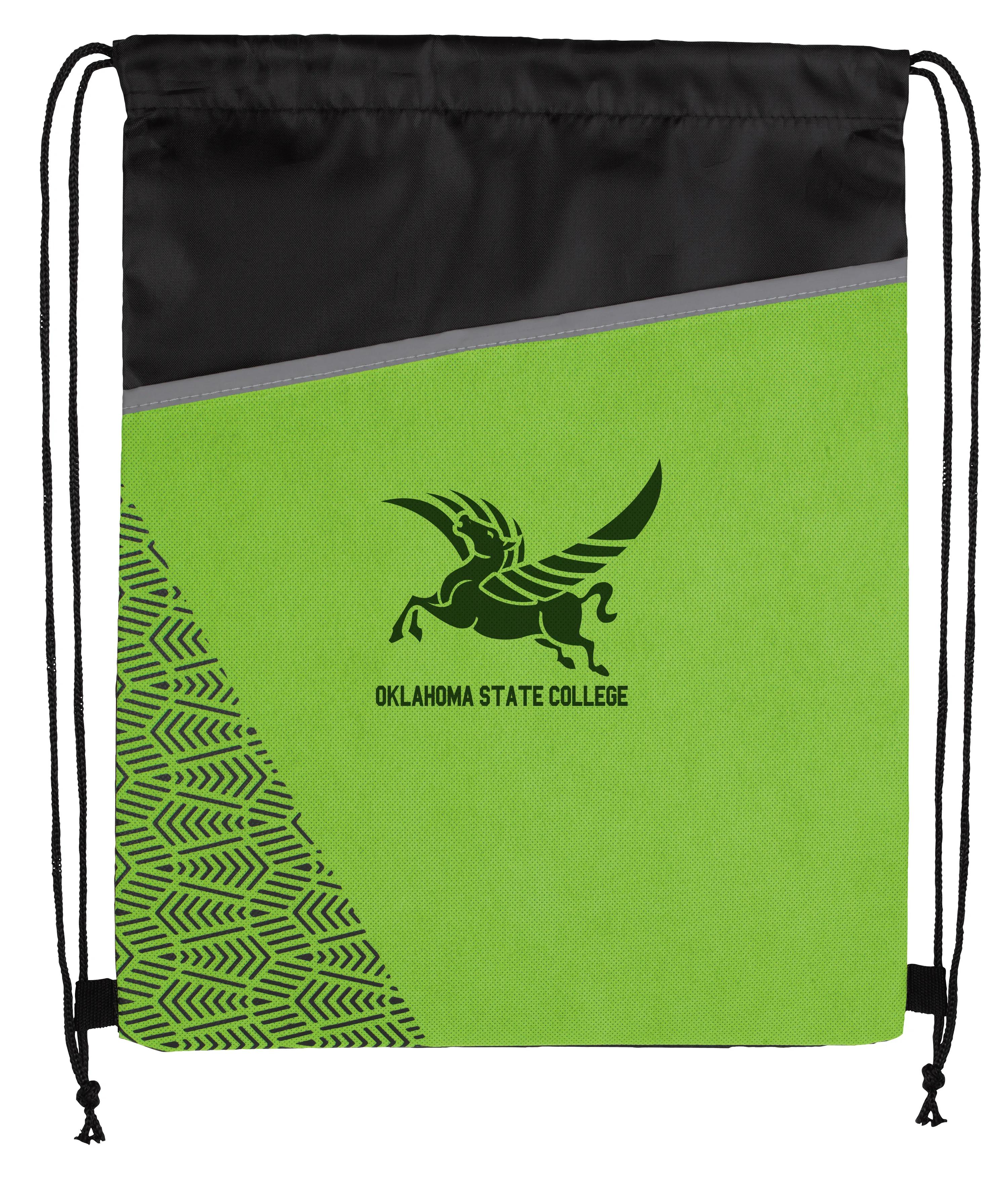 Footprints Drawstring Backpack 16 of 20