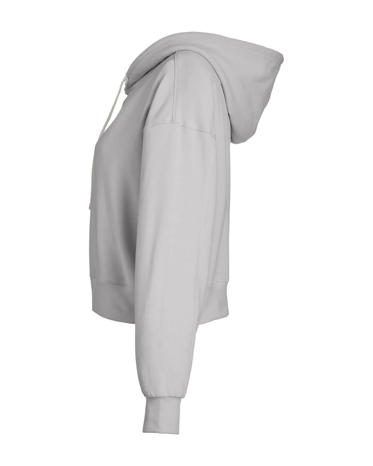 Ladies' Vintage Oversized Cropped Hooded Sweatshirt 10 of 31