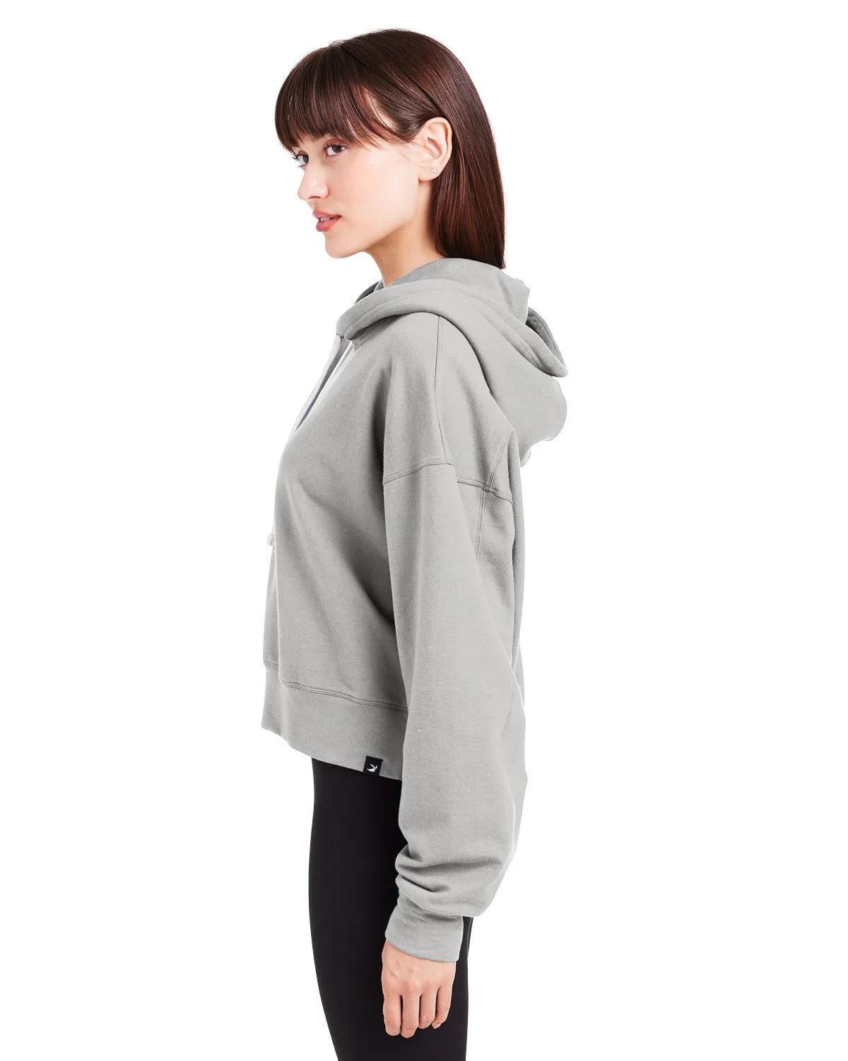 Ladies' Vintage Oversized Cropped Hooded Sweatshirt 9 of 31