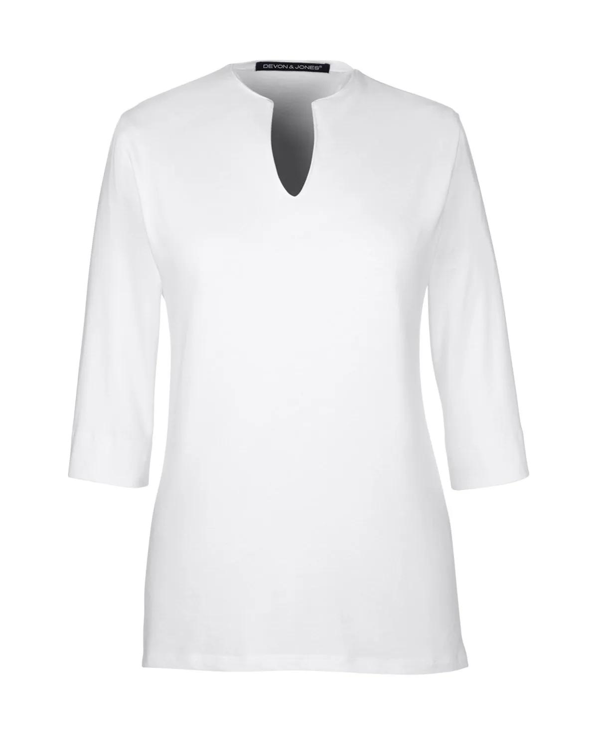 Ladies' Perfect Fit™ Tailored Open Neckline Top 14 of 15