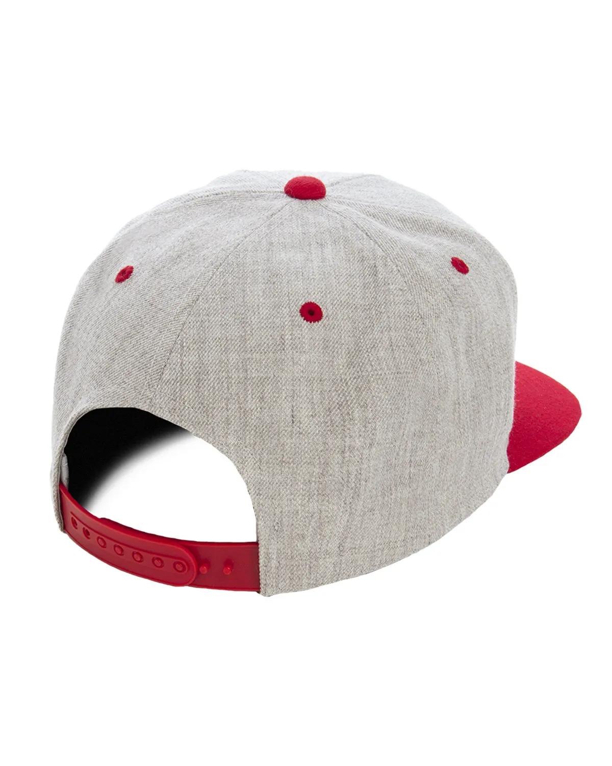 Adult Flat Visor Classic Two-Tone Snapback Cap 17 of 22