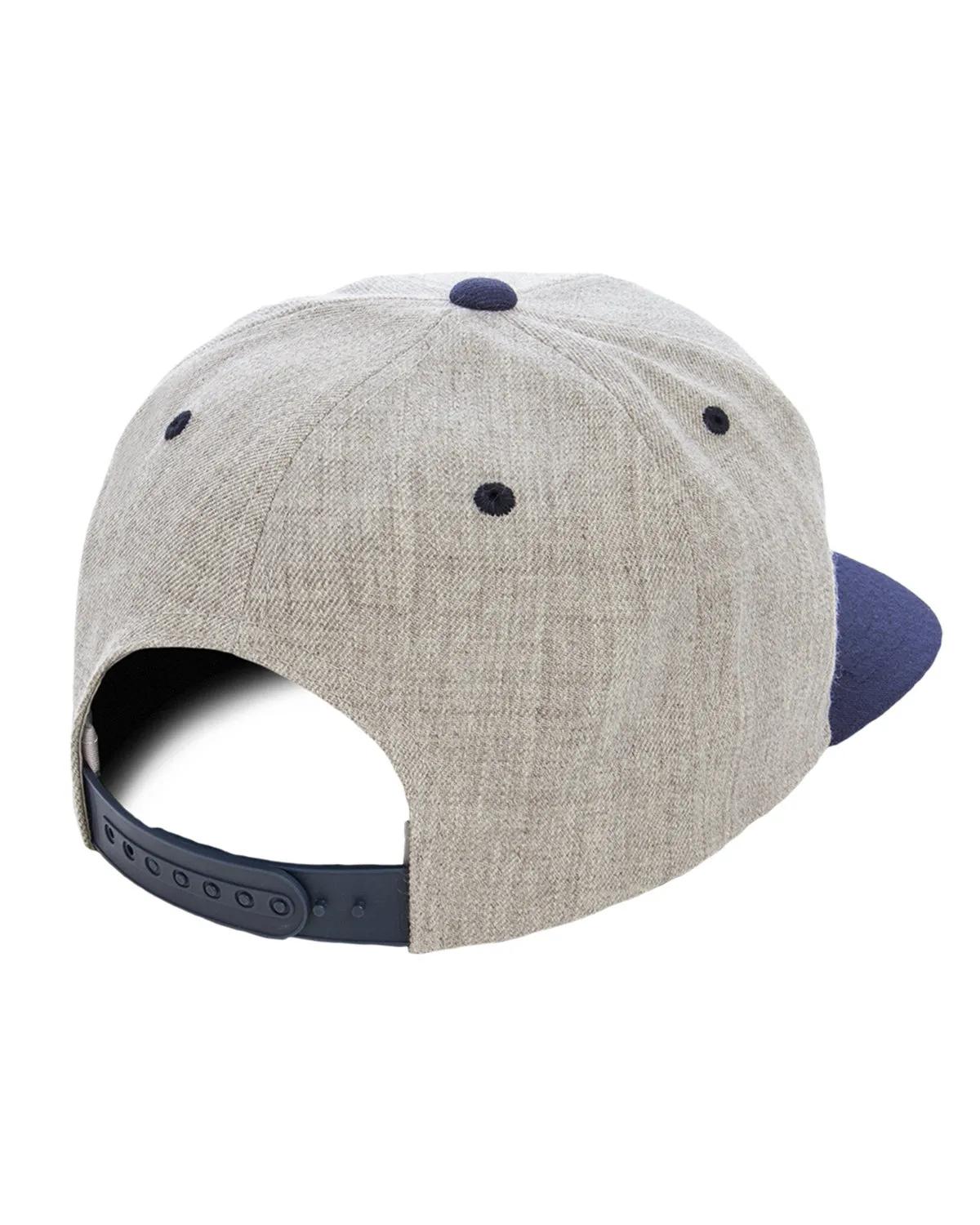 Adult Flat Visor Classic Two-Tone Snapback Cap 7 of 22