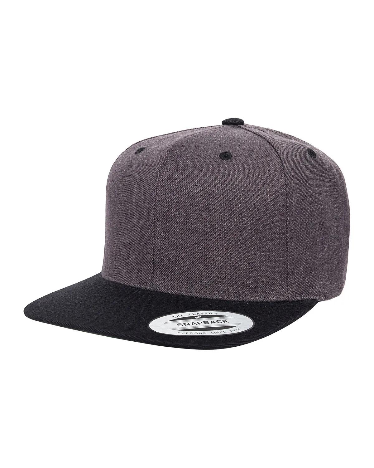 Adult Flat Visor Classic Two-Tone Snapback Cap 10 of 22