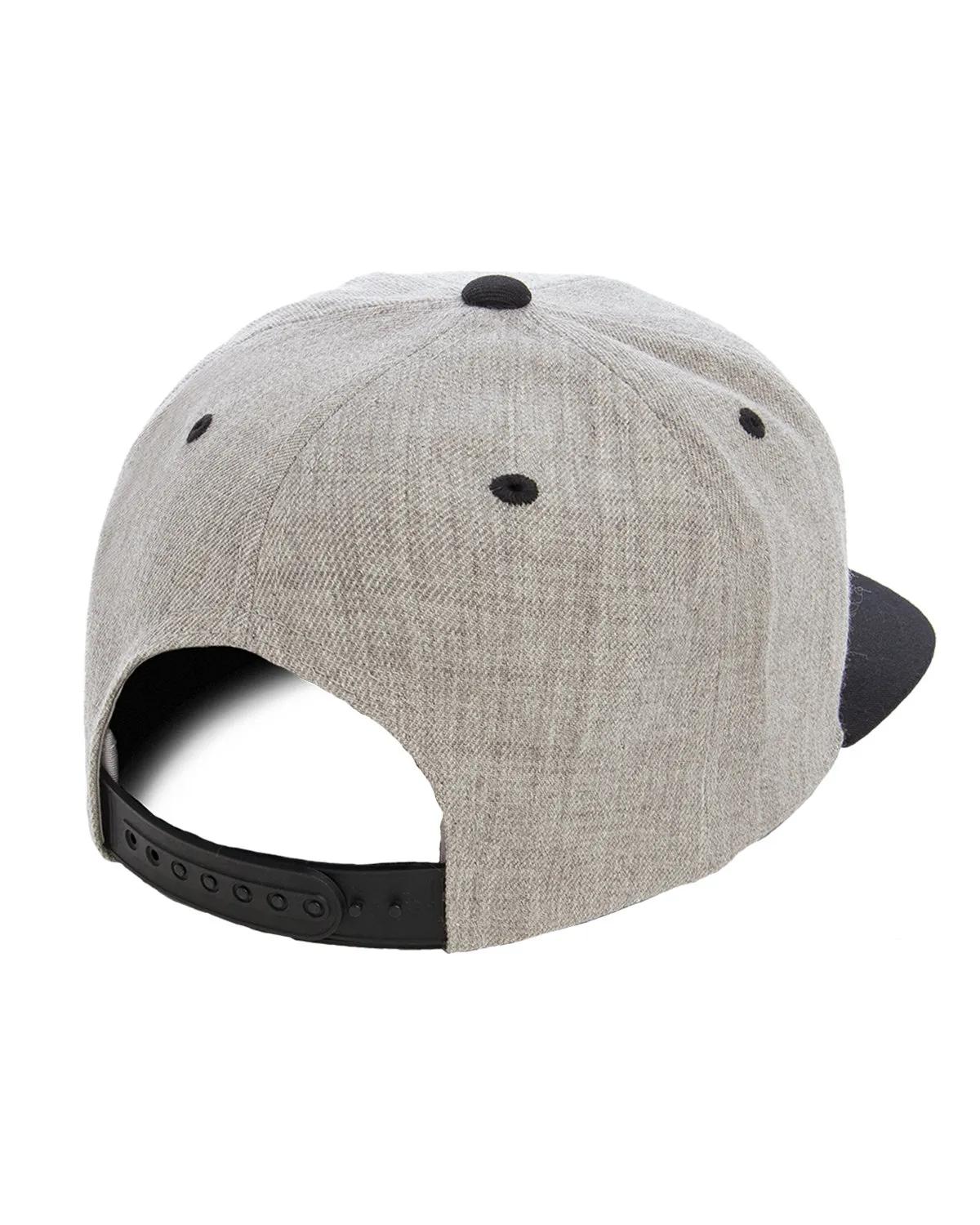 Adult Flat Visor Classic Two-Tone Snapback Cap 19 of 22