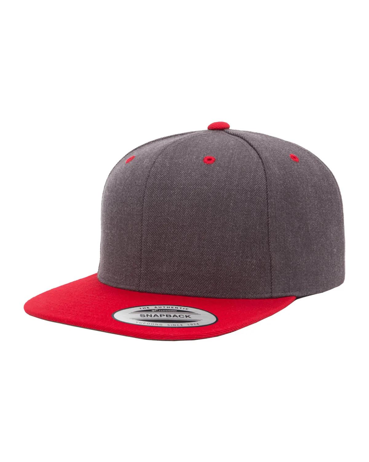 Adult Flat Visor Classic Two-Tone Snapback Cap 13 of 22