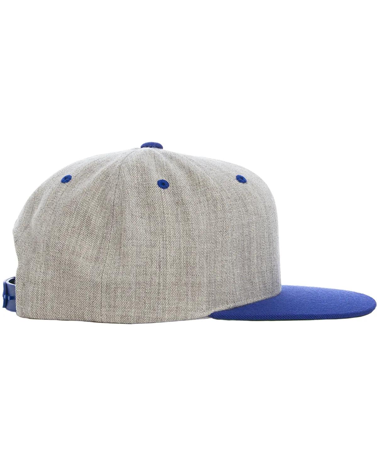 Adult Flat Visor Classic Two-Tone Snapback Cap 22 of 22