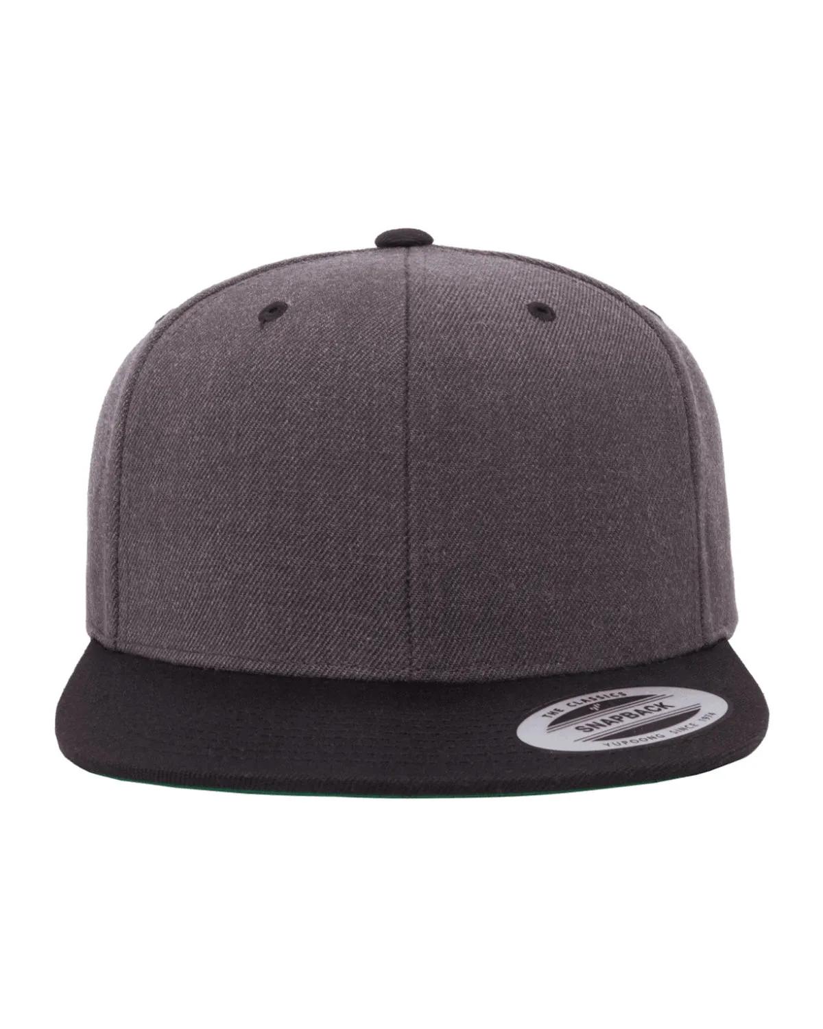 Adult Flat Visor Classic Two-Tone Snapback Cap 6 of 22