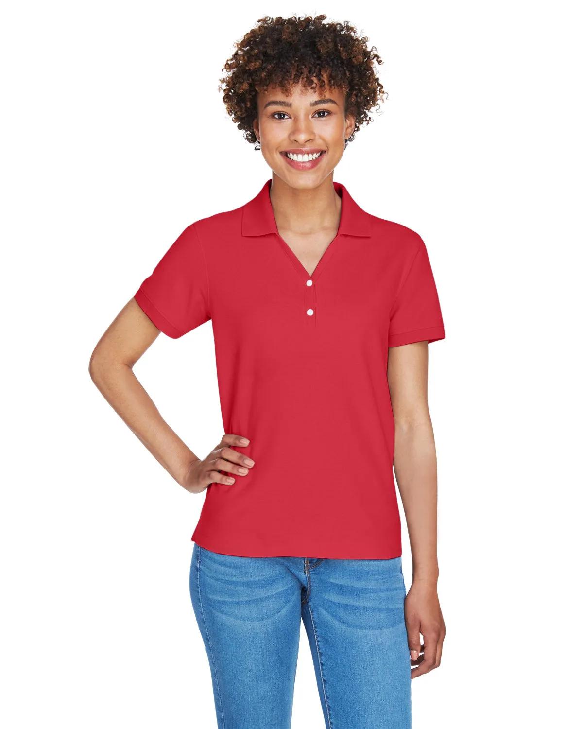 Ladies' Pima Piqué Y-Collar Polo 4 of 131
