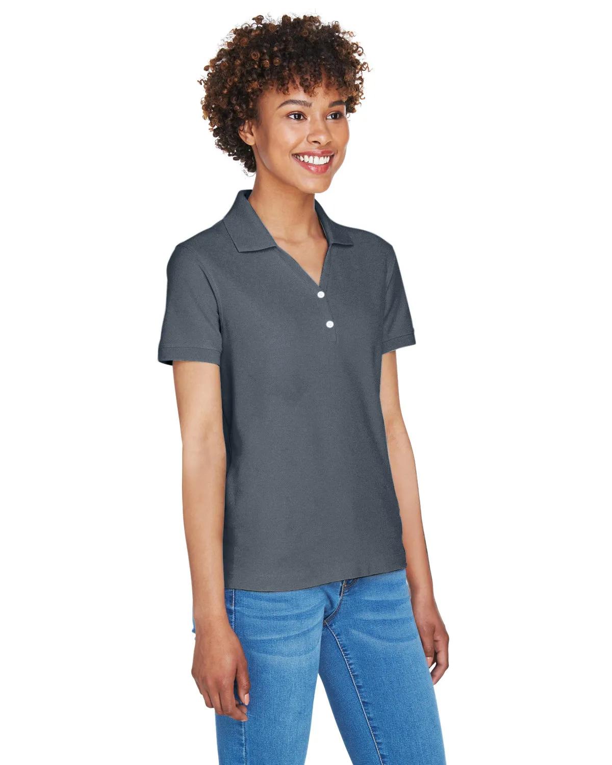 Ladies' Pima Piqué Y-Collar Polo 19 of 131