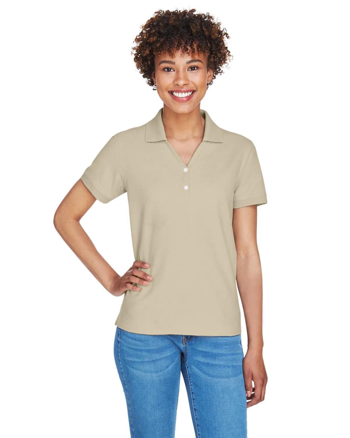 Ladies' Pima Piqué Y-Collar Polo 3 of 131