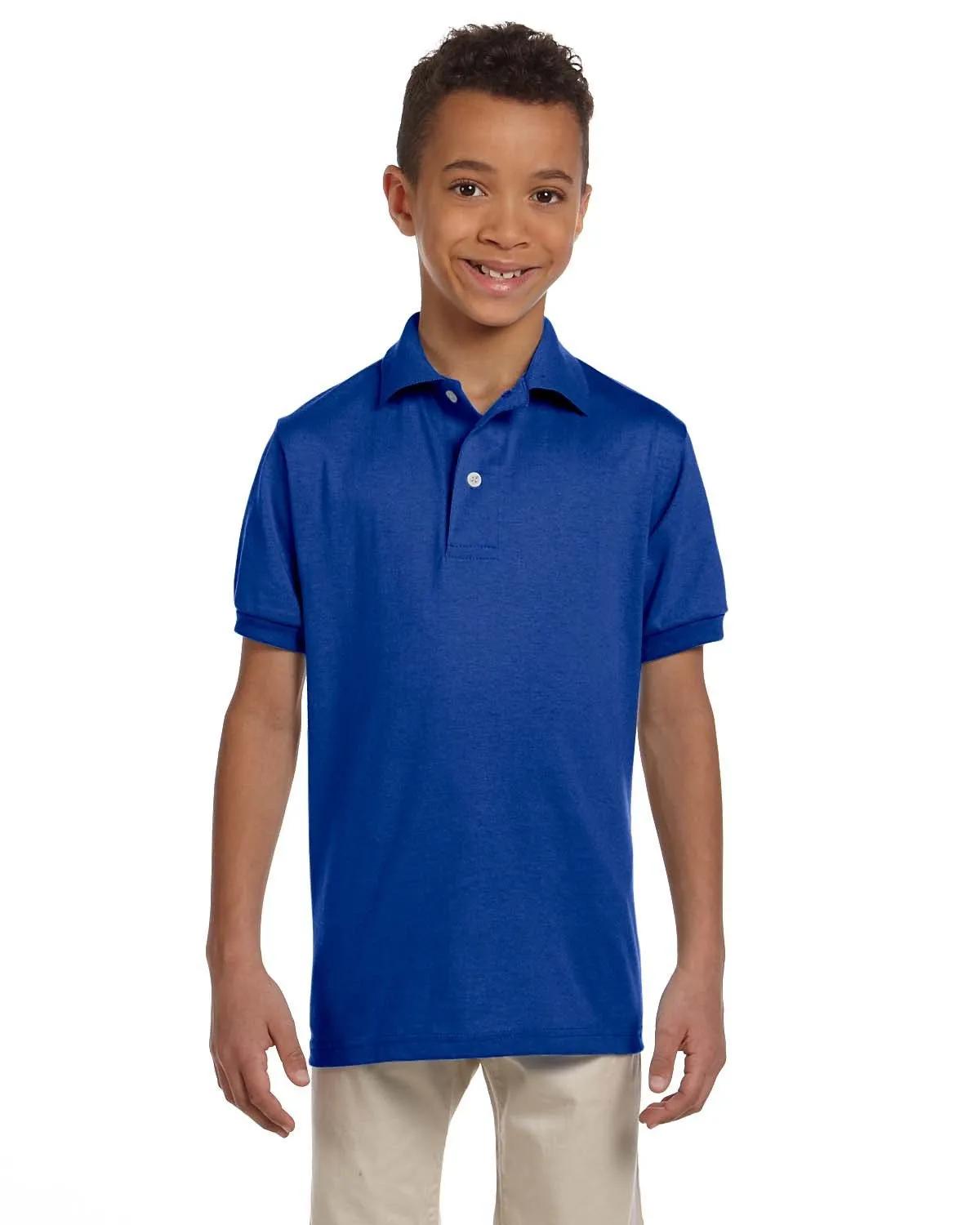 Youth SpotShield™ Jersey Polo 7 of 32