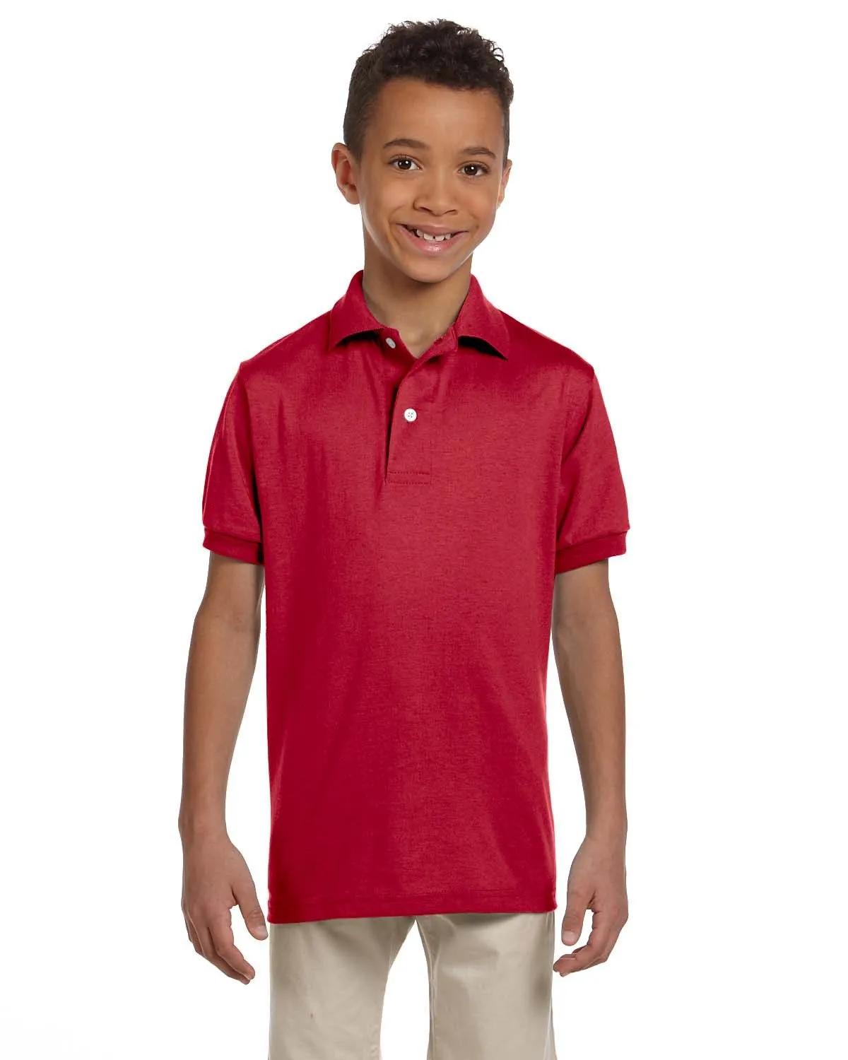 Youth SpotShield™ Jersey Polo 9 of 32