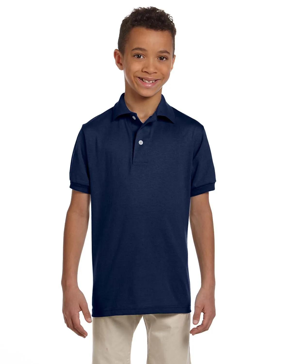 Youth SpotShield™ Jersey Polo 2 of 32