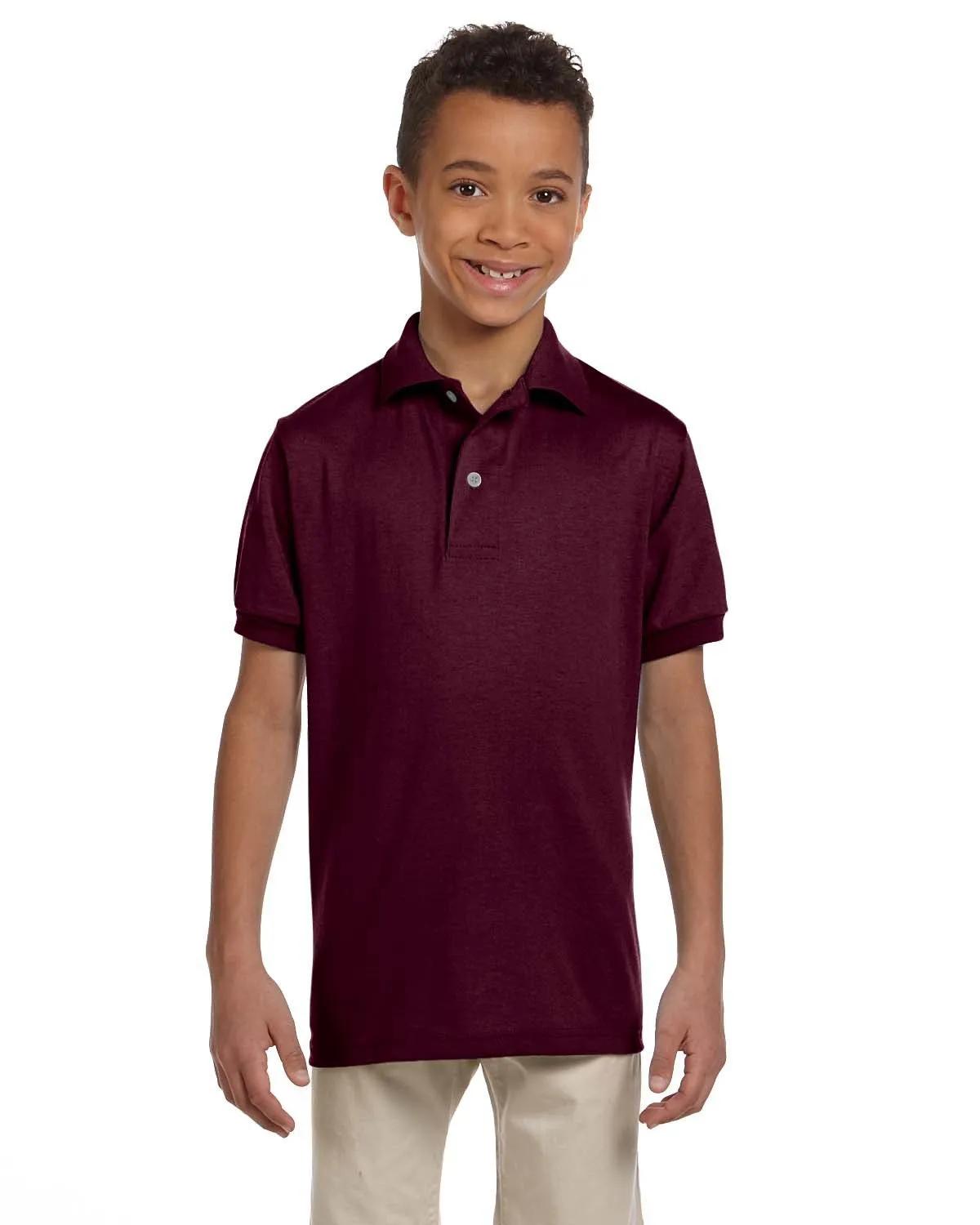 Youth SpotShield™ Jersey Polo 8 of 32