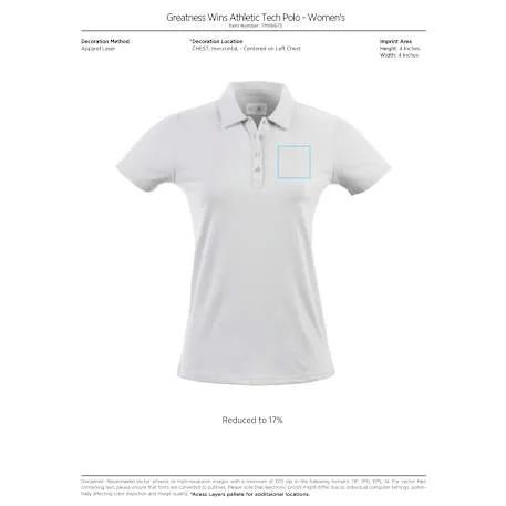 Greatness Wins Athletic Tech Polo - Women's 21 of 22