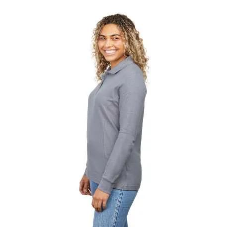 PALO Long Sleeve 100% Cotton Pique Polo - Women's 11 of 19