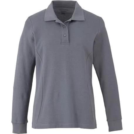 PALO Long Sleeve 100% Cotton Pique Polo - Women's 10 of 19