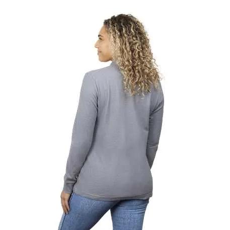 PALO Long Sleeve 100% Cotton Pique Polo - Women's 9 of 19